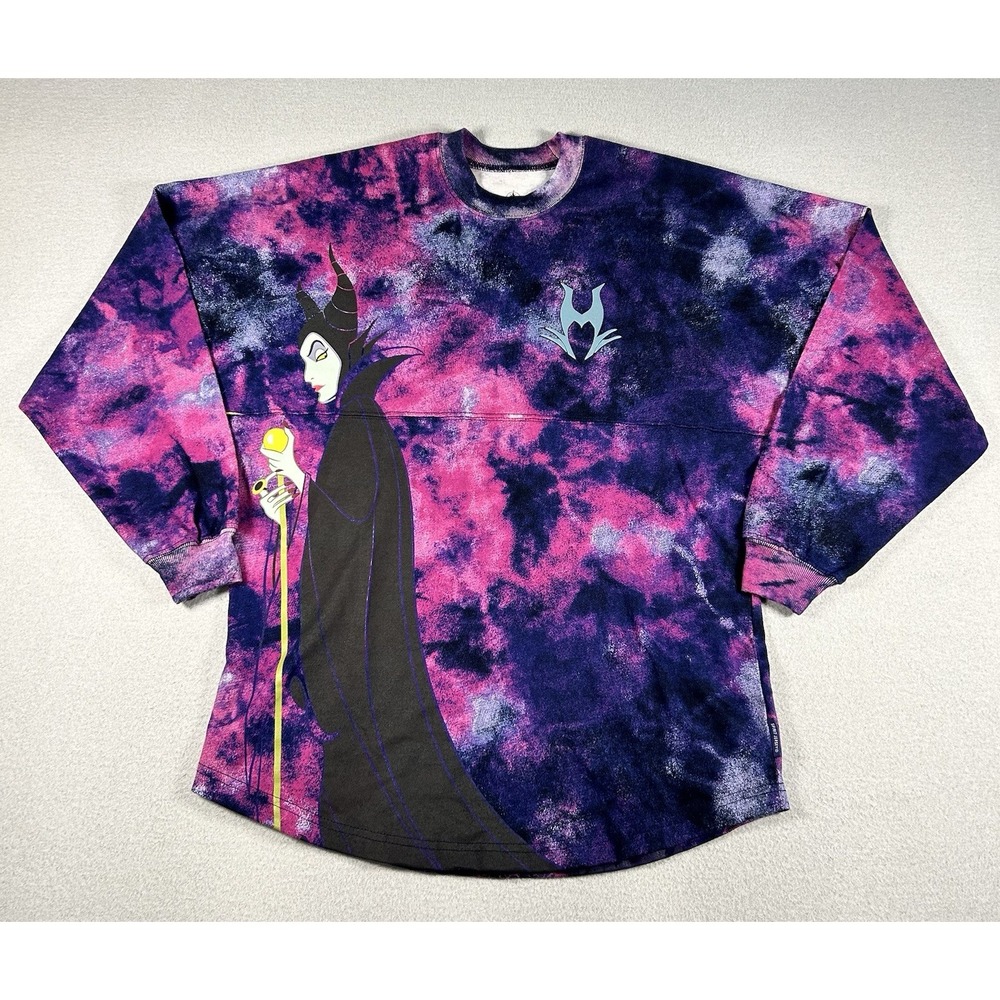 Disney Parks Spirit Jersey Maleficent Villains Adult XS Tie Dye